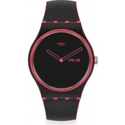 Montre Unisex Swatch New Gent Minimal Line Pink SO29P700