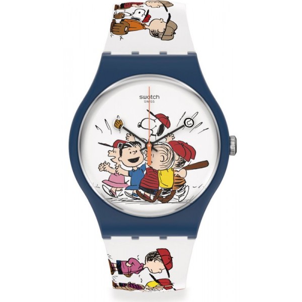 Acquistare Orologio Swatch Peanuts First Base SO29Z107