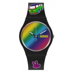 Reloj Unisex Swatch Gent Go With The 'Bow SO31B101