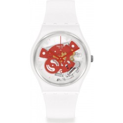 Montre Unisex Swatch Gent Time To Red Small SO31W104