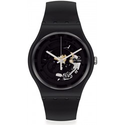 Montre Unisex Swatch New Gent Spot Time Black SO32B108