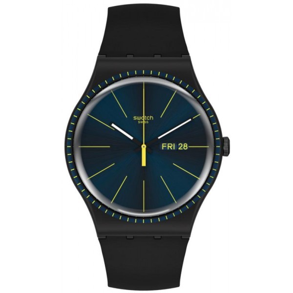 Comprar Reloj Hombre Swatch New Gent Black Rails SUOB731