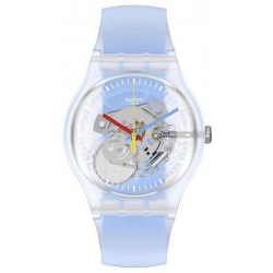 Swatch Унисекс Часы New Gent Clearly Blue Striped SUOK156