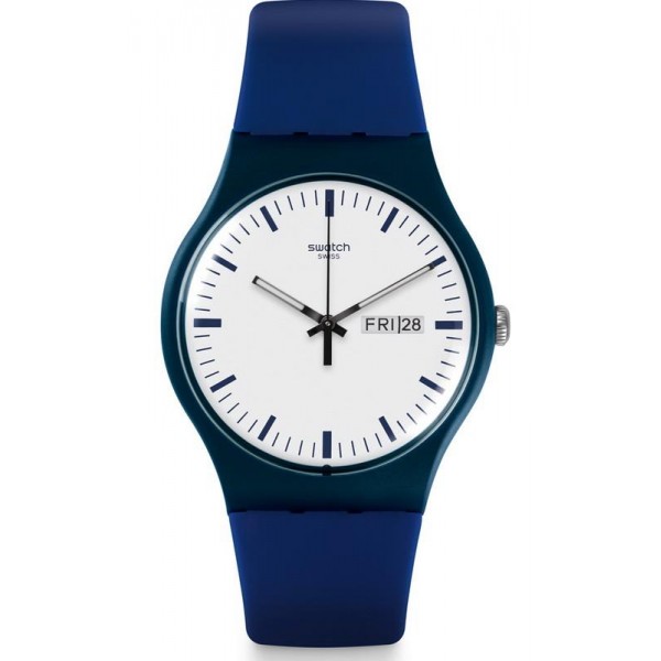 Swatch Unisex Watch New Gent Bellablu SUON709 Buy Swatch Unisex Watch New Gent Bellablu SUON709