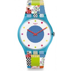 Montre Femme Swatch New Gent Quilted Time SUOS108