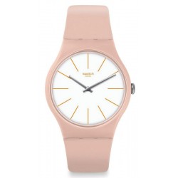 Montre Femme Swatch New Gent Beigesounds SUOT102