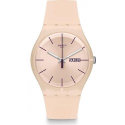 Acheter Montre Femme Swatch New Gent Rose Rebel SUOT700