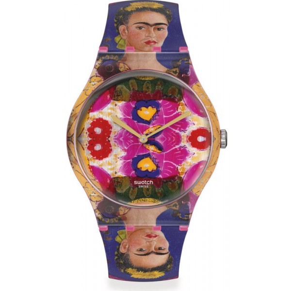 Acheter Montre Swatch Centre Pompidou The Frame, by Frida Kahlo SUOZ341
