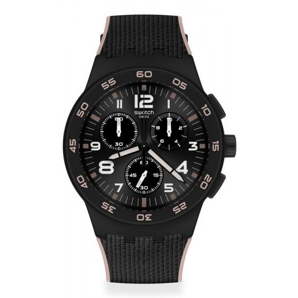 Comprar Reloj Hombre Swatch Chrono Plastic Black Cord SUSB106