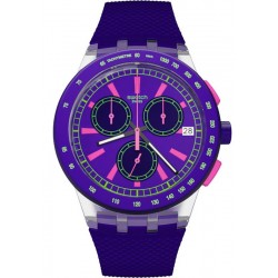 Reloj Unisex Swatch Chrono Plastic Purp-Lol SUSK400 Cronógrafo