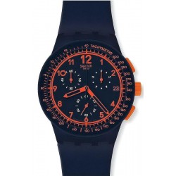 Reloj Unisex Swatch Chrono Plastic Rebirth Blue SUSN401 Cronógrafo