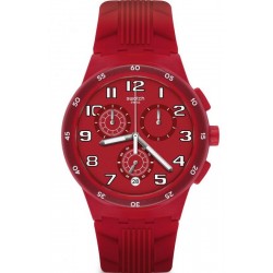 Reloj Unisex Swatch Chrono Plastic Red Step SUSR404 Cronógrafo