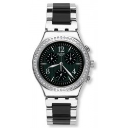 Buy Unisex Swatch Watch Irony Chrono Made In Black YCS118G Chronograph