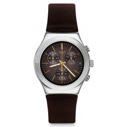 Montre Homme Swatch Irony Chrono Brownflect YCS600 Chronographe
