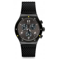 Buy Men's Swatch Watch Irony Chrono Darkbark YVB406 Chronograph