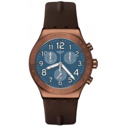 Montre Homme Swatch Irony Chrono Back To Copper YVC100 Chronographe
