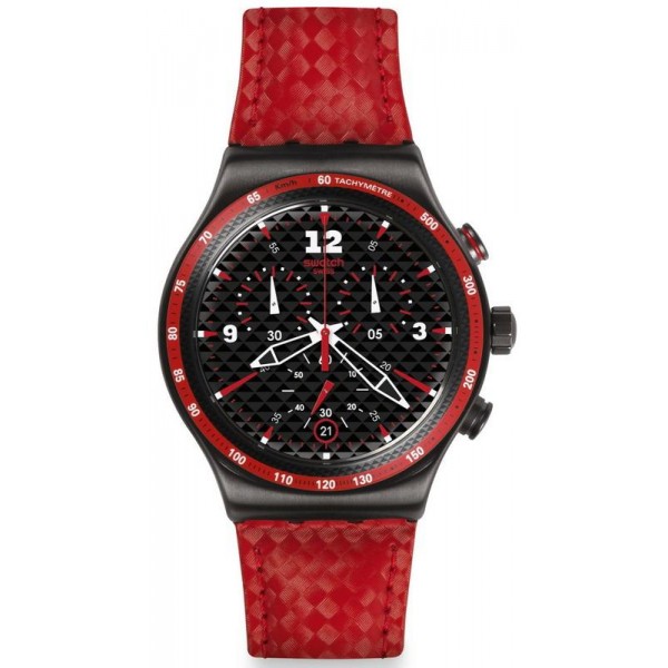 Comprar Reloj Hombre Swatch Irony Chrono Rosso Fuoco YVM401 Cronógrafo