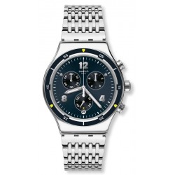 Buy Men's Swatch Watch Irony Chrono Meshme YVS457G Chronograph