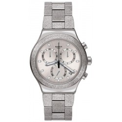 Buy Unisex Swatch Watch Irony Chrono Silver Explosion YVS472G Chronograph